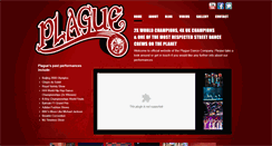 Desktop Screenshot of plaguedance.com