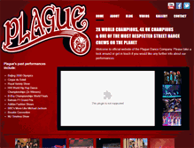 Tablet Screenshot of plaguedance.com